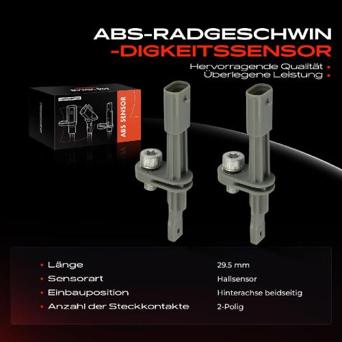 Frankberg 2x ABS Sensor Hinterachse beidseitig f r Citro n C4 III X DS DS3 Crossback Opel Grandland Peugeot 2008 II 208 Bild Frankberg 2x ABS Sensor Hinterachse beidseitig f r Citro n C4 III X DS DS3 Crossback Opel Grandland Peugeot 2008 II 208