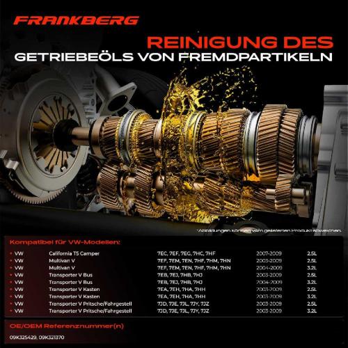 1x Hydraulikfiltersatz Automatikgetriebe für VW Multivan V Transporter V 7E 7J Bild 1x Hydraulikfiltersatz Automatikgetriebe für VW Multivan V Transporter V 7E 7J