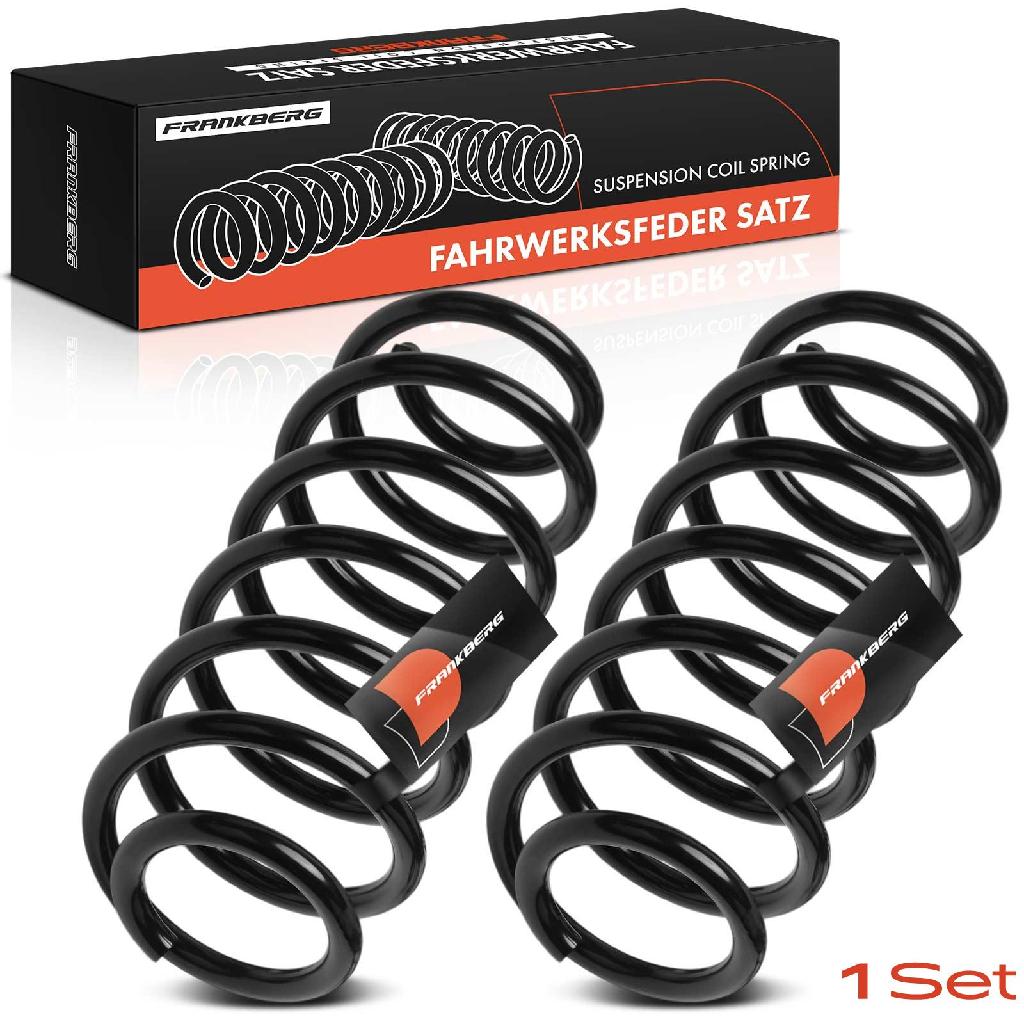 Frankberg 2x Fahrwerksfeder Hinterachse für Toyota Yaris P9 1.8L 2007-2011