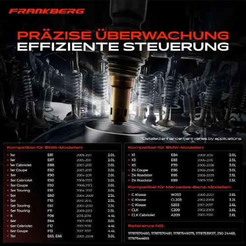 Frankberg 1x Lambdasonde Diagnosesonde Nach Katalysator für BMW E81 E87 E90 E93 Mercedes-Benz Bild Frankberg 1x Lambdasonde Diagnosesonde Nach Katalysator für BMW E81 E87 E90 E93 Mercedes-Benz