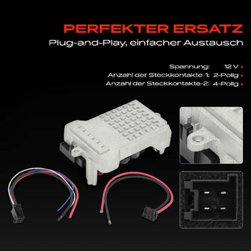 1x Widerstand Vorwiderstand Gebläsemotor für Mercedes-Benz C-Klasse W203 S203 Bild 1x Widerstand Vorwiderstand Gebläsemotor für Mercedes-Benz C-Klasse W203 S203