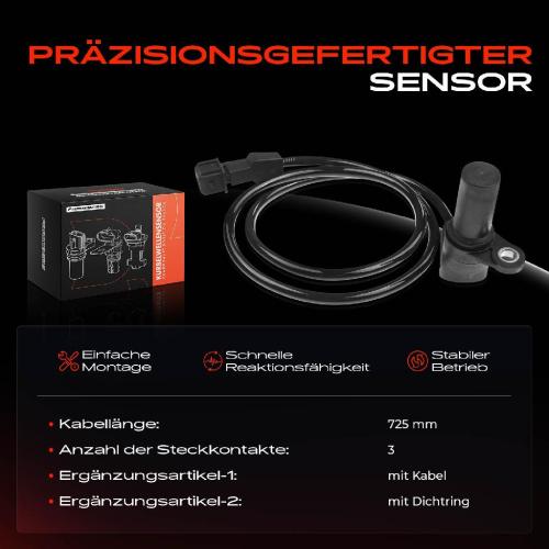 1x Kurbelwellensensor Impulsgeber für Opel Vectra B J96 Vectra CC 38 Caravan 31 2.5L 1995-2000 Bild 1x Kurbelwellensensor Impulsgeber für Opel Vectra B J96 Vectra CC 38 Caravan 31 2.5L 1995-2000