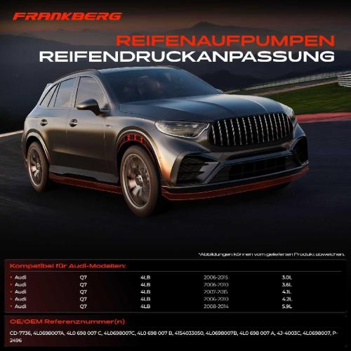 1x Luftfederung Kompressor für Audi Q7 4LB 2006-2015 3.0L-6.0L Bild 1x Luftfederung Kompressor für Audi Q7 4LB 2006-2015 3.0L-6.0L