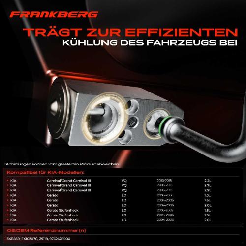 1x Expansionsventil Klimaanlage für KIA Carnival/Grand Carnival III VQ Cerato LD Bild 1x Expansionsventil Klimaanlage für KIA Carnival/Grand Carnival III VQ Cerato LD
