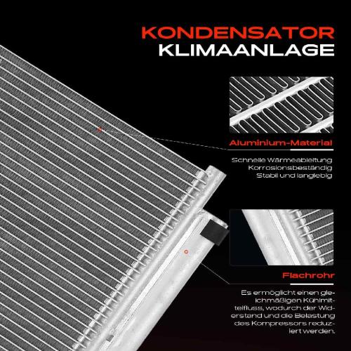 Frankberg 1x Kondensator Klimaanlage für Fiat 500L 351 352 Tipo Kombi 356 0.9L-1.6L Bild Frankberg 1x Kondensator Klimaanlage für Fiat 500L 351 352 Tipo Kombi 356 0.9L-1.6L