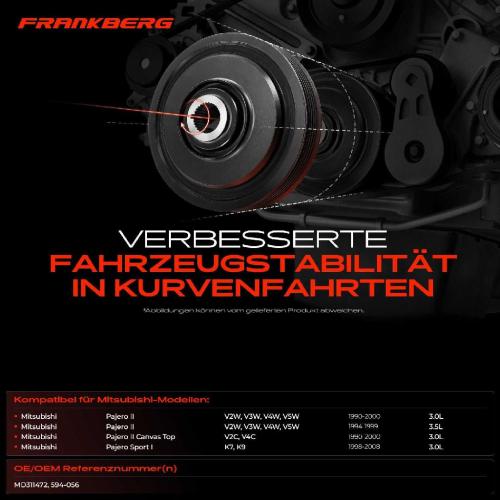 1x Riemenscheibe Kurbelwelle für Mitsubishi Pajero II Pajero Sport I 3.0L 3.5L Bild 1x Riemenscheibe Kurbelwelle für Mitsubishi Pajero II Pajero Sport I 3.0L 3.5L