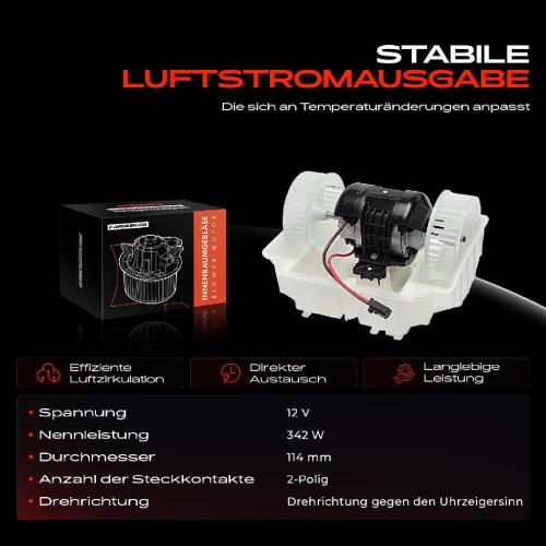 Frankberg 1x Gebläsemotor Innenraumgebläse für Mercedes-Benz S-Klasse C216 2006-2013 W221 2005-2013 Bild Frankberg 1x Gebläsemotor Innenraumgebläse für Mercedes-Benz S-Klasse C216 2006-2013 W221 2005-2013