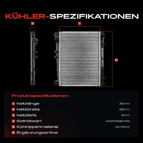 1x Kühler Wasserkühler Motorkühler für Toyota Yaris Verso 1.3L 1.5L 1999-2005 Bild 1x Kühler Wasserkühler Motorkühler für Toyota Yaris Verso 1.3L 1.5L 1999-2005