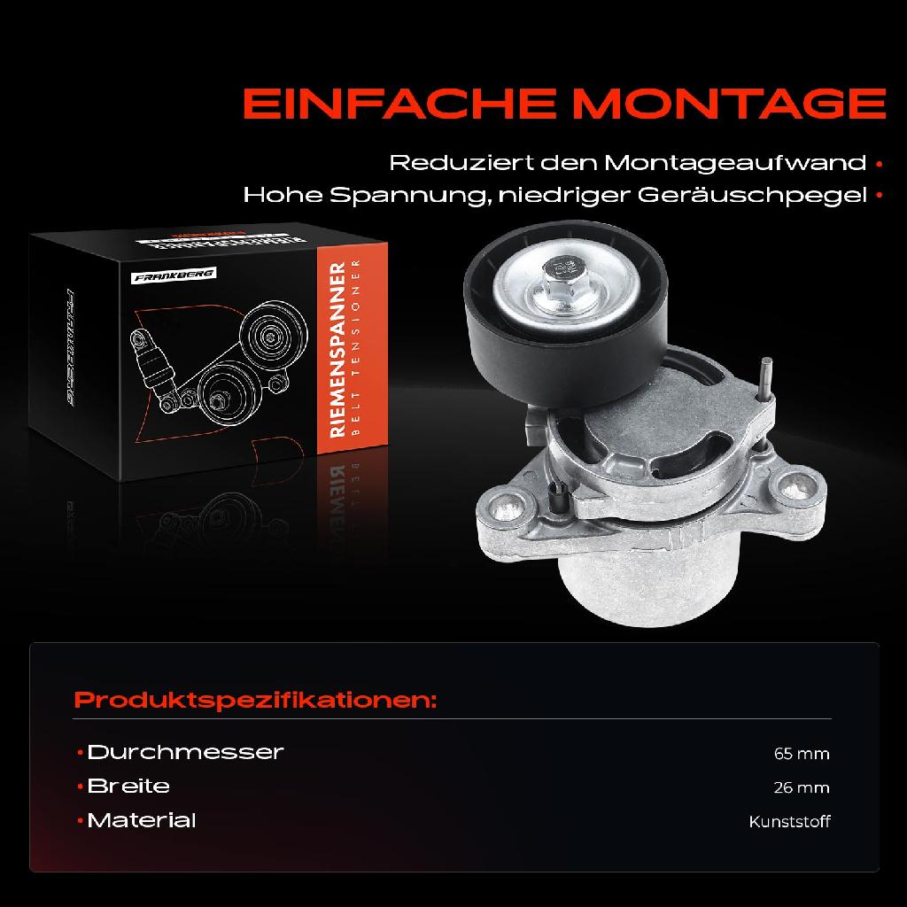 1x Spannrolle Riemenspanner für BMW F20 F22 F23 F30 F31 F34 F35 F80 F82 F98 G02 F85