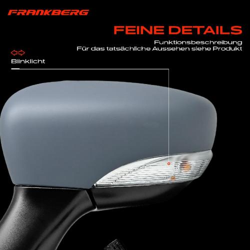 1x Außenspiegel Links für Renault Clio IV Grandtour Kasten/Schrägheck BH KH Bild 1x Außenspiegel Links für Renault Clio IV Grandtour Kasten/Schrägheck BH KH