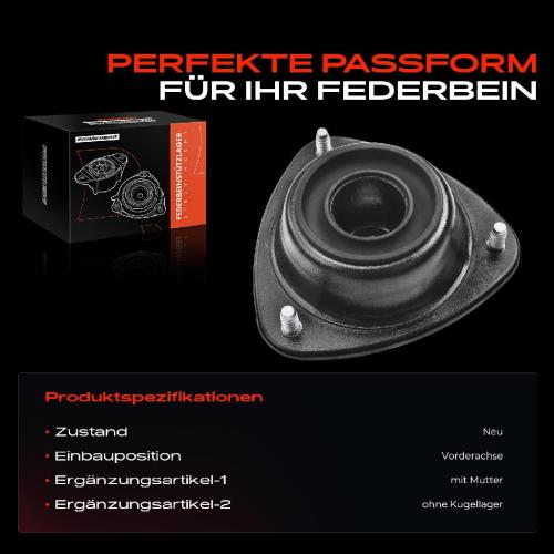1x Domlager Federbeinstütz lager für Suzuki Swift SF413 EA MA AH AJ 1.0L 1989-2005 Bild 1x Domlager Federbeinstütz lager für Suzuki Swift SF413 EA MA AH AJ 1.0L 1989-2005