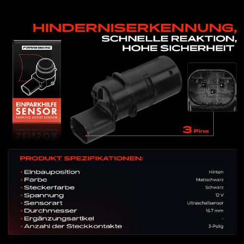 1x Parksensor PDC Sensor Hinten für Jaguar S-Type X-Type Land Rover Discovery Bild 1x Parksensor PDC Sensor Hinten für Jaguar S-Type X-Type Land Rover Discovery