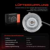 1x Lüfterkupplung Kühlerlüfte für BMW 5er E39 Z8 Roadster E52 4.9L 1998-2003