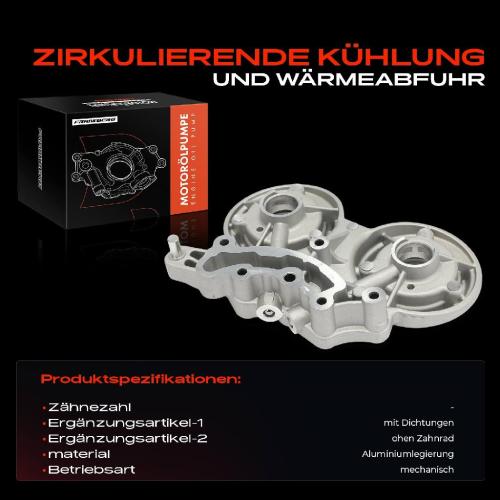 Frankberg 1x Ölpumpe für VW Golf 7 Polo Passat Audi A1 A3 A4 Q3 Q5 Seat Leon Skoda Bild Frankberg 1x Ölpumpe für VW Golf 7 Polo Passat Audi A1 A3 A4 Q3 Q5 Seat Leon Skoda