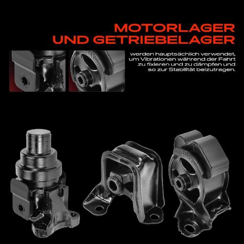 2x Motorlager Getriebelagerlager Vorne für Honda Accord V CC CD Aerodeck CE 2.0L 1993-1998 Bild 2x Motorlager Getriebelagerlager Vorne für Honda Accord V CC CD Aerodeck CE 2.0L 1993-1998