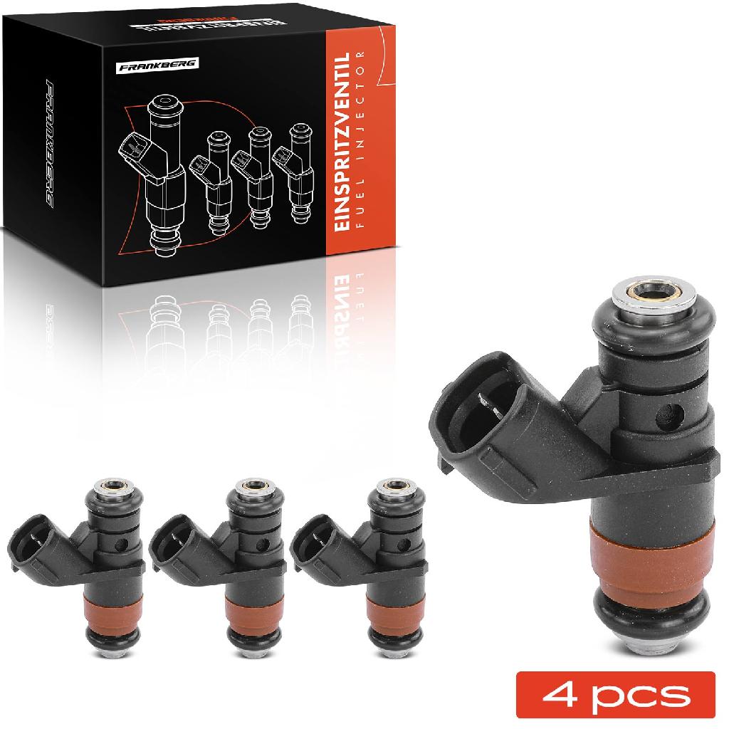Frankberg 4x Einspritzventil Einspritzdüse für VW Golf IV Polo Skoda Seat Leon