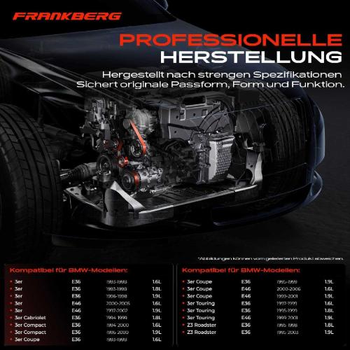 1x Spannrolle Riemenspanner für BMW E36 Z3 1993-2000 E46 1998-2006 Bild 1x Spannrolle Riemenspanner für BMW E36 Z3 1993-2000 E46 1998-2006