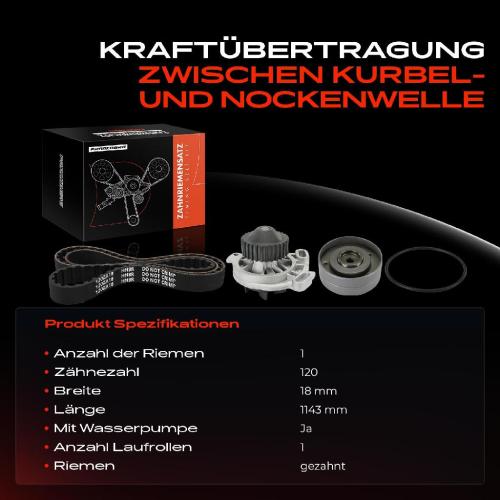 1x Zahnriemensatz Zahnriemen Wasserpumpe für VW Passat Audi 80 90 100 200 Coupe Bild 1x Zahnriemensatz Zahnriemen Wasserpumpe für VW Passat Audi 80 90 100 200 Coupe
