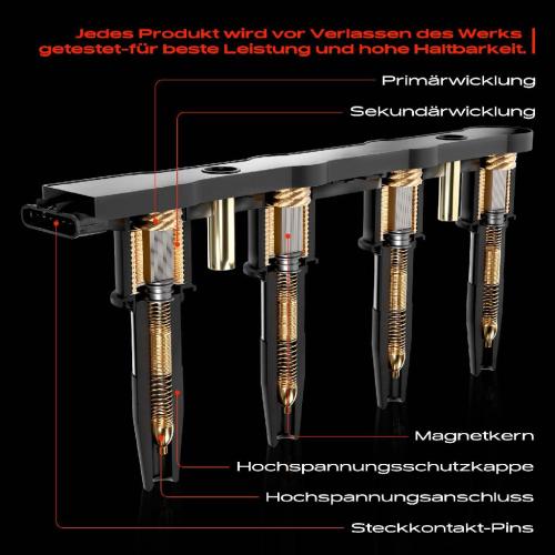 Frankberg 1x Zündmodul Zündspule für Cadillac CTS Opel Omega B Caravan Vectra CC 3.2L 2.6L 2000-2007 Bild Frankberg 1x Zündmodul Zündspule für Cadillac CTS Opel Omega B Caravan Vectra CC 3.2L 2.6L 2000-2007