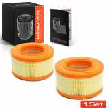 2x Luftfilter Filtereinsatz für VW Transporter 24 25 Saab 900 Austin 1.9-2.1L