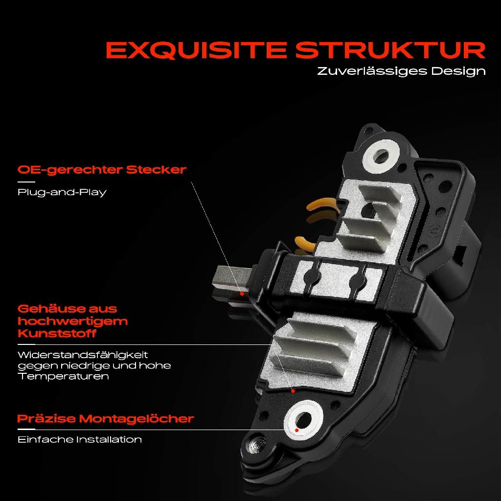 1x Lichtmaschinenregler Generatorregler für VW Bora Mercedes-Benz CLK Seat Skoda