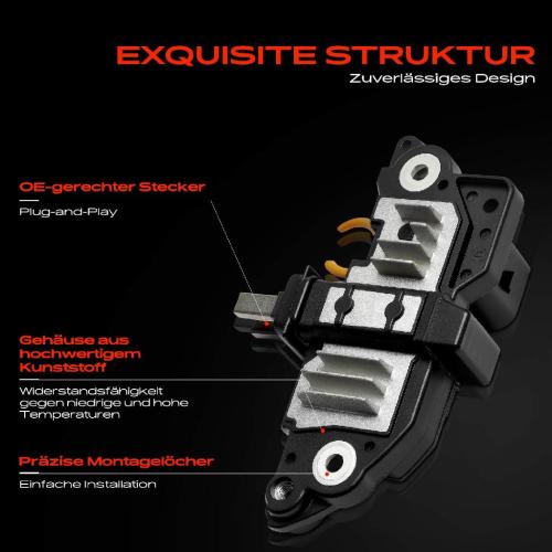 1x Lichtmaschinenregler Generatorregler für VW Bora Mercedes-Benz CLK Seat Skoda Bild 1x Lichtmaschinenregler Generatorregler für VW Bora Mercedes-Benz CLK Seat Skoda