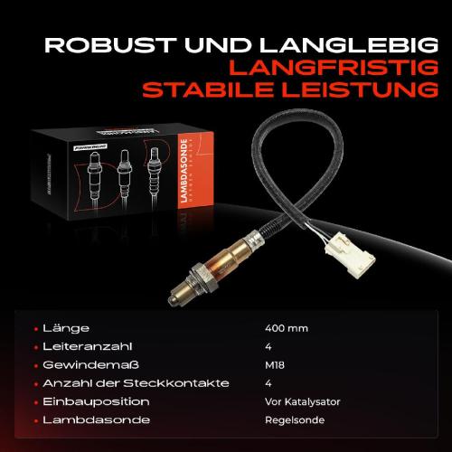 1x Lambdasonde Regelsonde Vor Katalysator für Citroën C2 C3 C4 Peugeot 207 406 Fiat Ulysse Bild 1x Lambdasonde Regelsonde Vor Katalysator für Citroën C2 C3 C4 Peugeot 207 406 Fiat Ulysse