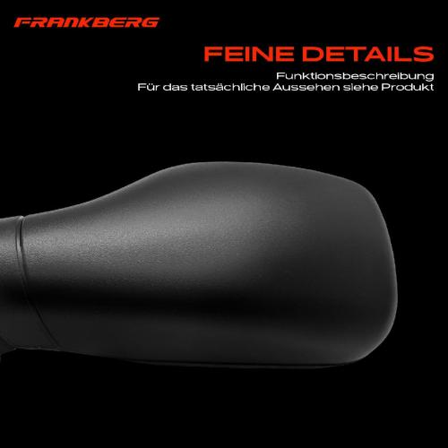 Frankberg 1x Außenspiegel Links für Peugeot 106 I 1A 1C 1S 1.0L 1.1L 1.3L 1.4L 1991-2004 Bild Frankberg 1x Außenspiegel Links für Peugeot 106 I 1A 1C 1S 1.0L 1.1L 1.3L 1.4L 1991-2004