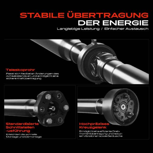 Frankberg 1x Kardanwelle Gelenkwelle Hinterachse für BMW 4 Coupe F32 F82 5er Gran Turismo F07 2.0L 2013-2017 Bild Frankberg 1x Kardanwelle Gelenkwelle Hinterachse für BMW 4 Coupe F32 F82 5er Gran Turismo F07 2.0L 2013-2017