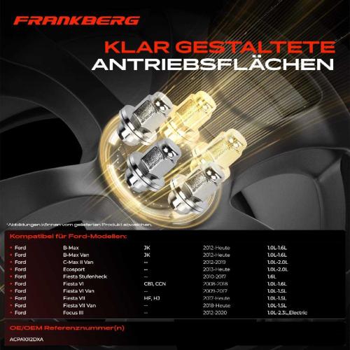 10x Radmutter für Ford B-Max C-Max 2 Fiesta VI Focus 3 4 Kuga Mondeo V Bild 10x Radmutter für Ford B-Max C-Max 2 Fiesta VI Focus 3 4 Kuga Mondeo V