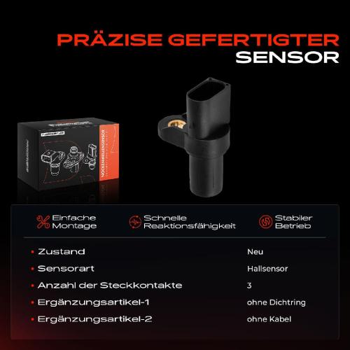 1x Nockenwellenposition Sensor für BMW 7er 760i Rolls-Royce Phantom VII RR1 RR2 RR3 Bild 1x Nockenwellenposition Sensor für BMW 7er 760i Rolls-Royce Phantom VII RR1 RR2 RR3