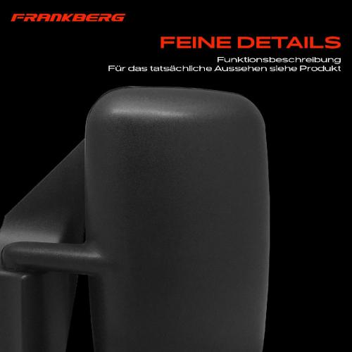 Frankberg 1x Außenspiegel Links für Mercedes-Benz Sprinter B901 B902 B903 B904 1995-2006 Bild Frankberg 1x Außenspiegel Links für Mercedes-Benz Sprinter B901 B902 B903 B904 1995-2006