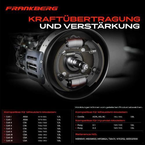 2x Radbremszylinder Hinten für Hyundai Pony Mitsubishi Colt Cordia Lancer Tredia Bild 2x Radbremszylinder Hinten für Hyundai Pony Mitsubishi Colt Cordia Lancer Tredia