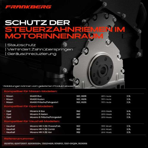 1x Steuergehäuse Abdeckung Steuerkette Deckel für Nissan NV400 Opel Movano B Renault Bild 1x Steuergehäuse Abdeckung Steuerkette Deckel für Nissan NV400 Opel Movano B Renault