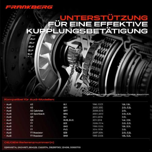 1x Zentralausrücker Kupplung für VW Golf Passat Audi A1 A3 TT Seat Leon Skoda Bild 1x Zentralausrücker Kupplung für VW Golf Passat Audi A1 A3 TT Seat Leon Skoda