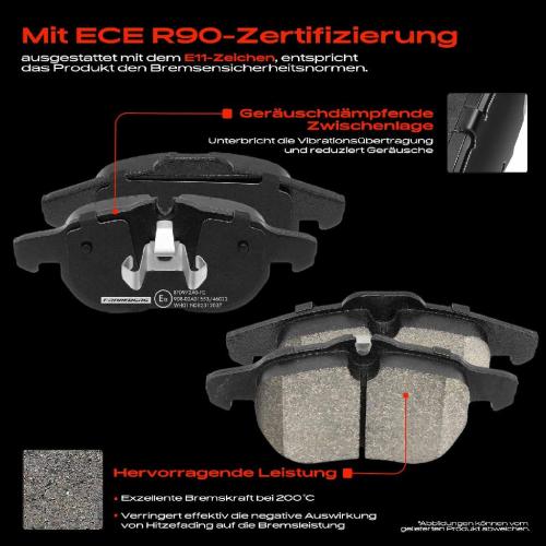 4x Bremsbeläge Vorderachse für Opel Astra H GTC Signum Vectra C Caravan CC Zafira/Zafira Family B Bild 4x Bremsbeläge Vorderachse für Opel Astra H GTC Signum Vectra C Caravan CC Zafira/Zafira Family B