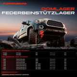 1x Domlager Federbeinstütz lager für Jeep Grand Cherokee IV WK WK2 Dodge Durango