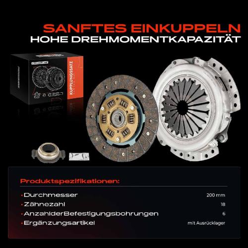 1x Kupplungssatz für Citroën Berlingo/Berlingo First MPV Kasten/MPV C15 Xantia Xsara Break Coupe ZX Peugeot Bild 1x Kupplungssatz für Citroën Berlingo/Berlingo First MPV Kasten/MPV C15 Xantia Xsara Break Coupe ZX Peugeot