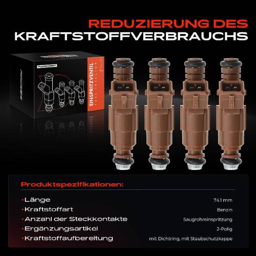 Frankberg 4x Einspritzventil Einspritzdüse für Ford Cougar Focus Mondeo II 1.8L 2.0L 1998-2004 Bild Frankberg 4x Einspritzventil Einspritzdüse für Ford Cougar Focus Mondeo II 1.8L 2.0L 1998-2004
