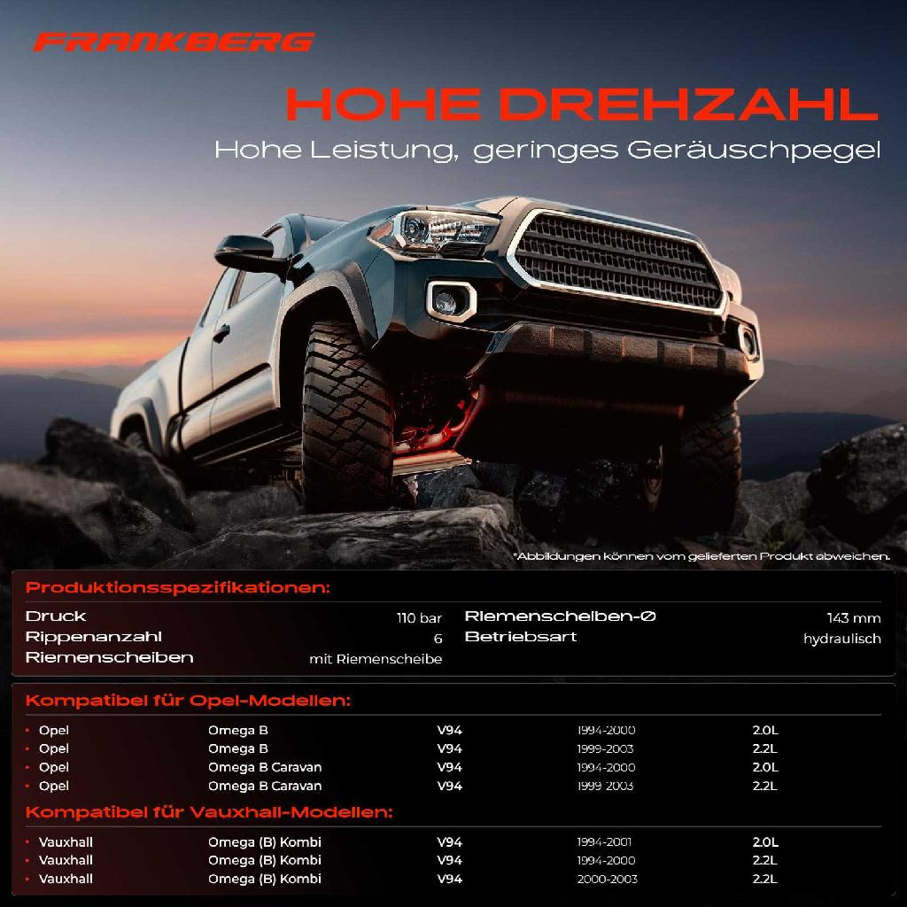 1x Servopumpe hydraulisch für Opel Omega B 1994-2003