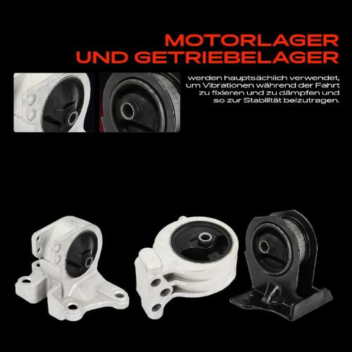 2x Motorlager Getriebelagerlager Vorne und Hinten für Dodge Stratus Galant VI 2.4L Bild 2x Motorlager Getriebelagerlager Vorne und Hinten für Dodge Stratus Galant VI 2.4L