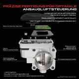 1x Drosselklappe Drosselklappenstutzen für Opel Astra H G L08 L48 Corsa C D F08 S07