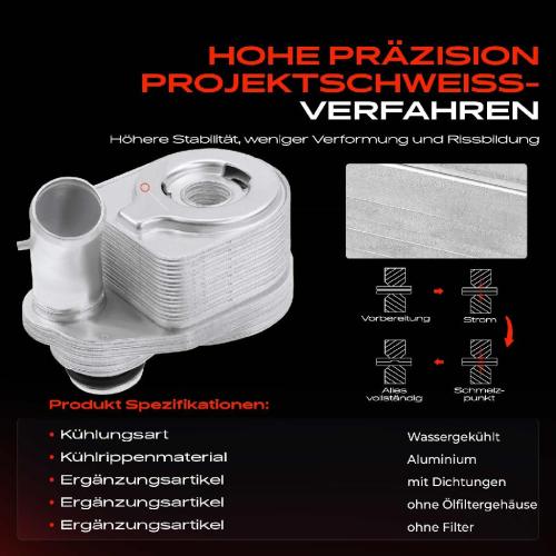 Frankberg 1x Ölkühler Motoröl für Fiat Ducato Bus Kasten 250 290 110-180 MultiJet 2.3L Bild Frankberg 1x Ölkühler Motoröl für Fiat Ducato Bus Kasten 250 290 110-180 MultiJet 2.3L