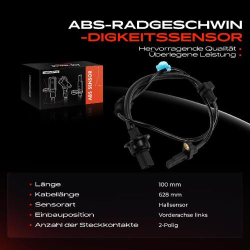 1x ABS Sensor Vorderachse links für Honda HR-V RU 1.5L 1.6L Bj ab 2015 Bild 1x ABS Sensor Vorderachse links für Honda HR-V RU 1.5L 1.6L Bj ab 2015