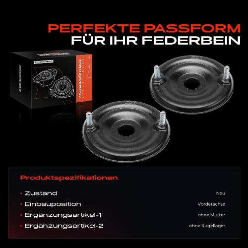 2x Domlager Federbeinstütz lager für VW Passat Audi A4 B5 A6 C5 A8 Skoda Bild 2x Domlager Federbeinstütz lager für VW Passat Audi A4 B5 A6 C5 A8 Skoda
