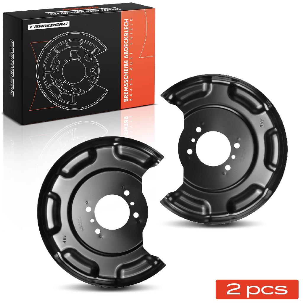 2x Ankerblech Bremsscheibe Hinterachse Beidseitig für Hyundai Accent RB i20 GB KIA Rio III UB