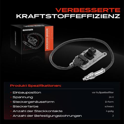 1x Nox Sensor Nitrogen Oxide Lamdasonde vor Rußpartikelfilter für Chevrolet Chrysler Ford Opel Peugeot Mazda Bild 1x Nox Sensor Nitrogen Oxide Lamdasonde vor Rußpartikelfilter für Chevrolet Chrysler Ford Opel Peugeot Mazda