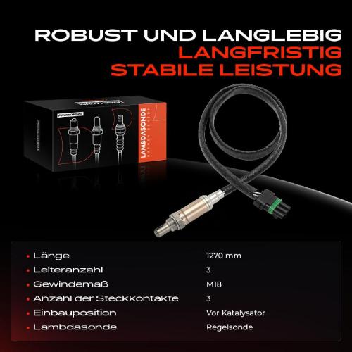 Frankberg 1x Lambdasonde Regelsonde Vor Katalysator für Opel Omega A Astra F Kadett E Senator Vectra Bild Frankberg 1x Lambdasonde Regelsonde Vor Katalysator für Opel Omega A Astra F Kadett E Senator Vectra