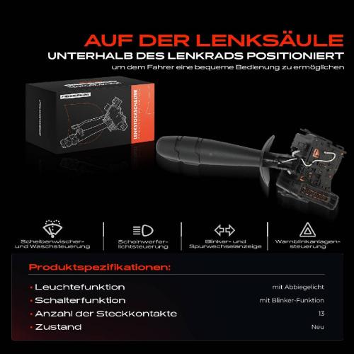 1x Kombischalter Lenkstockschalter für Renault Master II JD FD ED/HD/UD Mascott Bild 1x Kombischalter Lenkstockschalter für Renault Master II JD FD ED/HD/UD Mascott