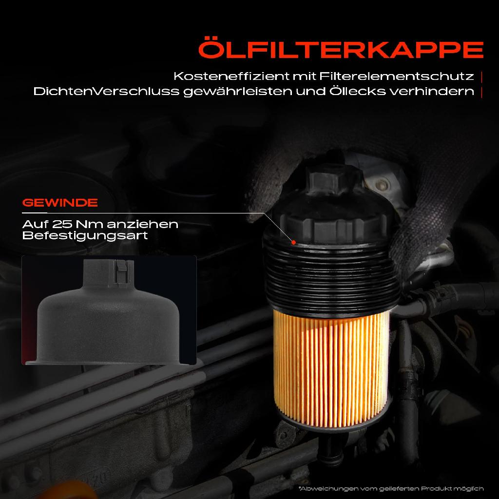 1x Ölfiltergehäuse für Peugeot 206 CC SW 207 301 306 Break 1.6L